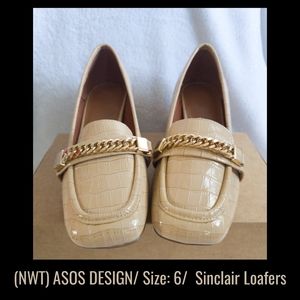 ASOS DESIGN/ Size: 6/ Wide Square Toe Loafers